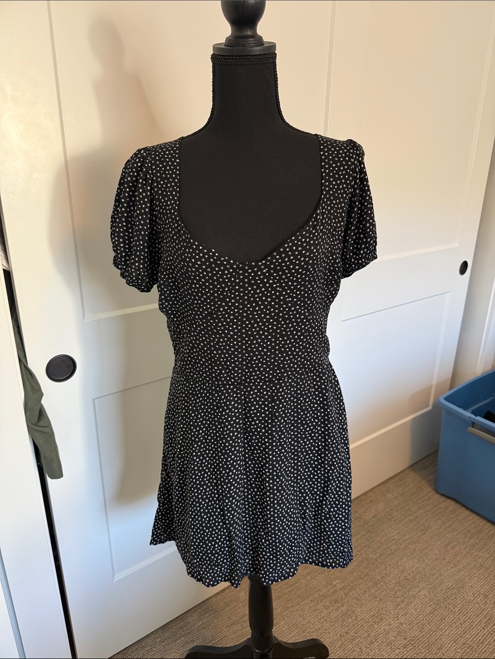 PacSun Black Polka Dot Mini Dress